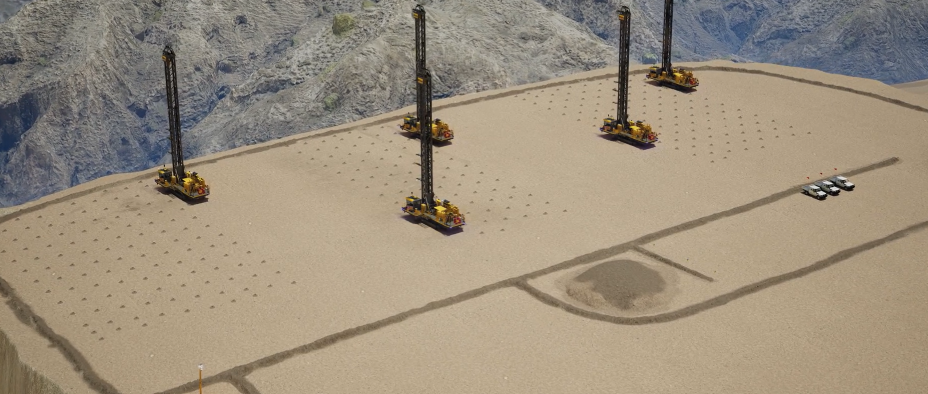 newmont drill pattern